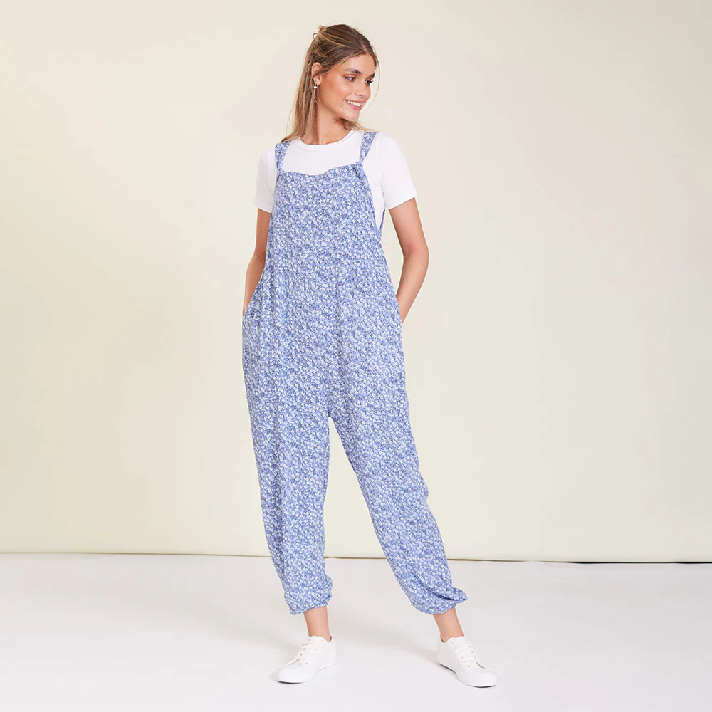 Eden Jumpsuit (Blue Floral) - Image 5