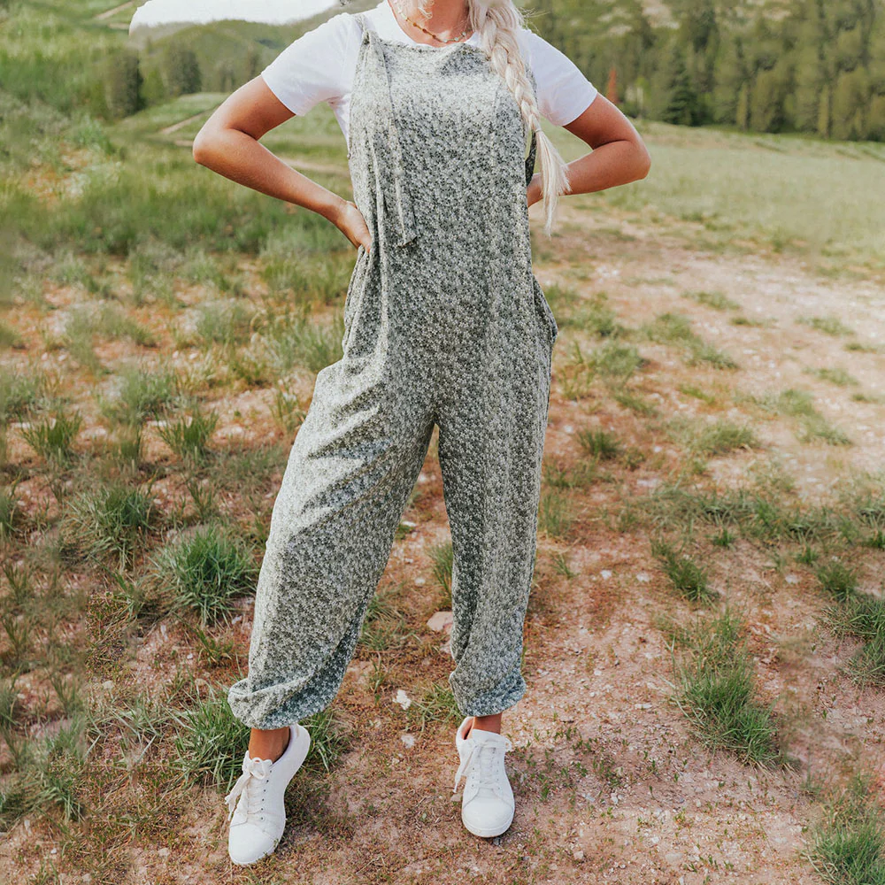 Eden Jumpsuit (Khaki Floral) - Image 5