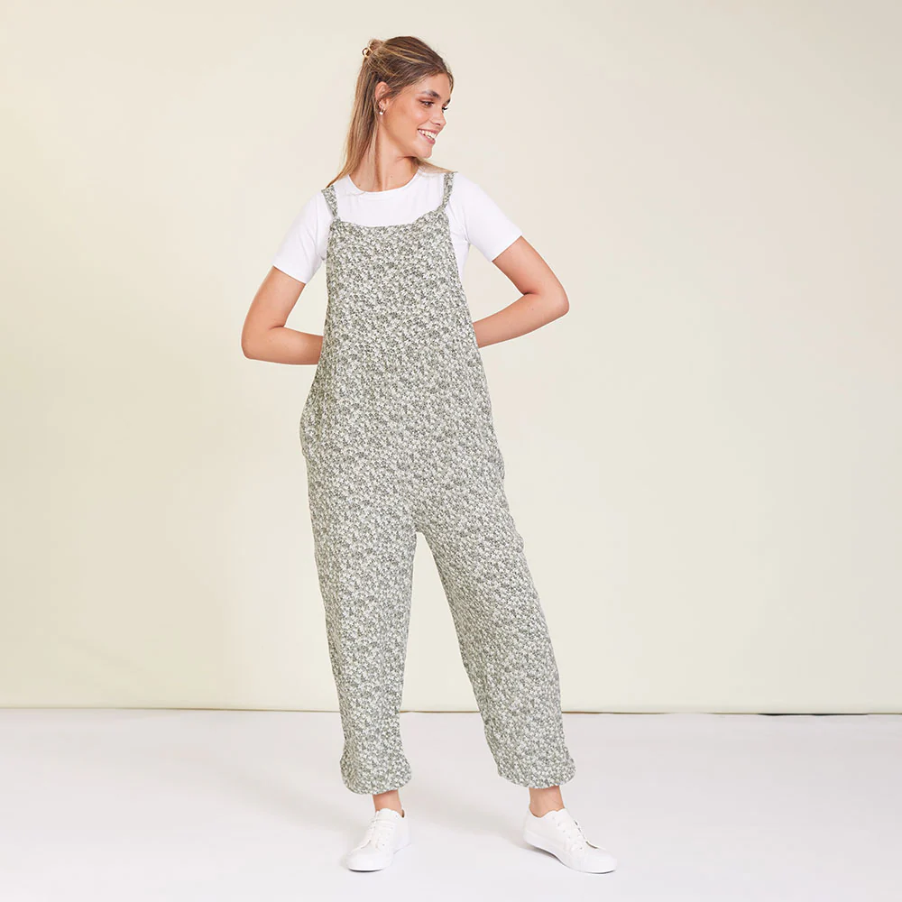 Eden Jumpsuit (Khaki Floral) - Image 7