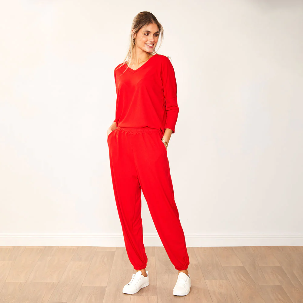 Elin Co-Ord (Red) - Image 3