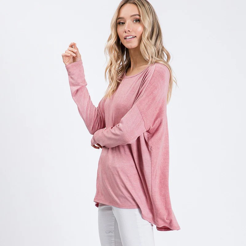 Ella A Line Vintage Pink Top - Image 3