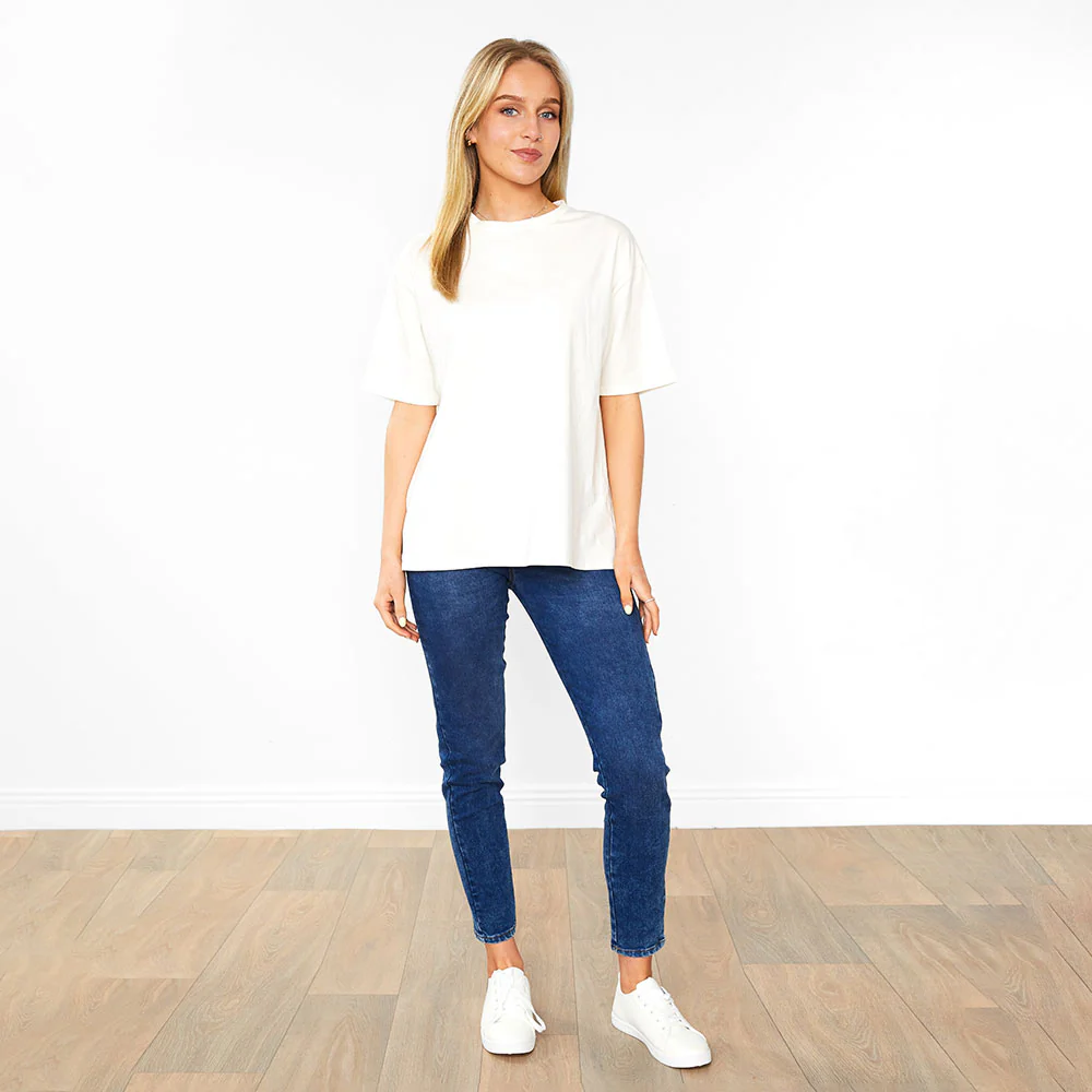 Elle Top  Cream &  Baby Blue (2 for €35) - Image 6