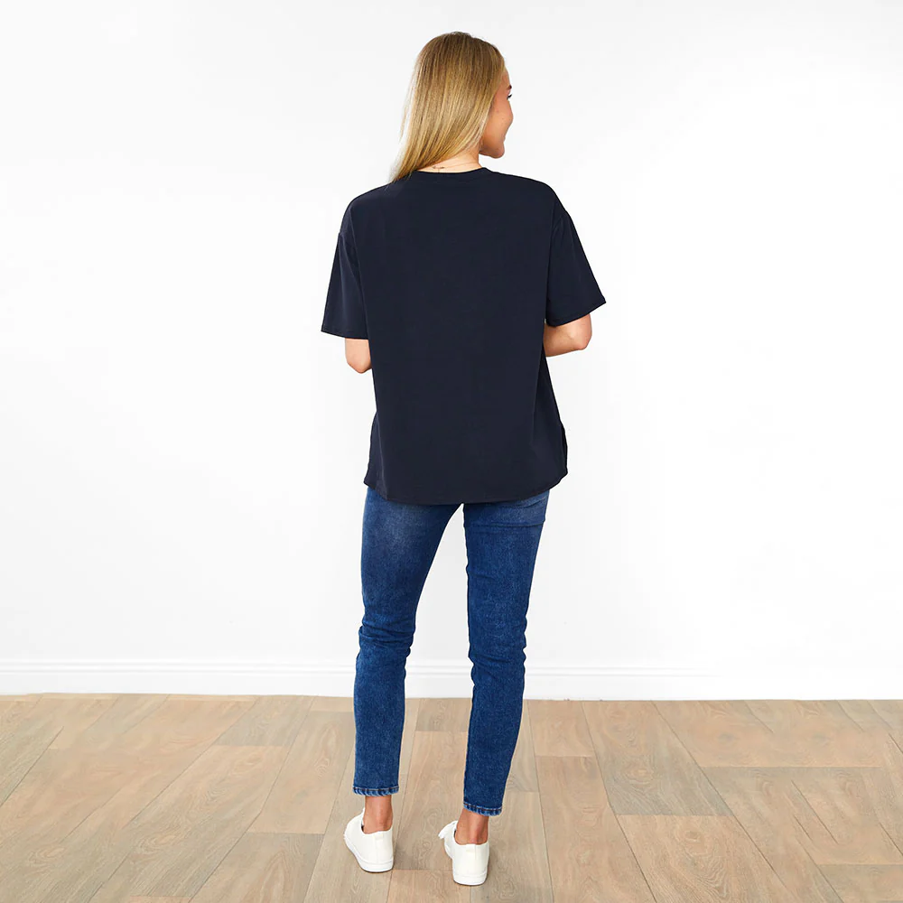 Elle Top  Cream &  Navy (2 for €35) - Image 9
