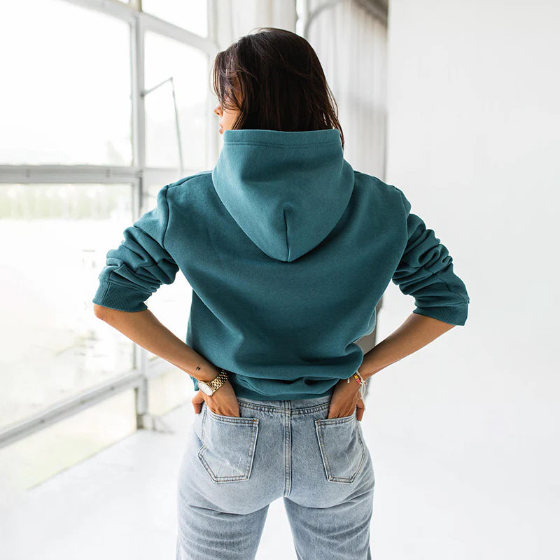 Ellie Oversized Hoody (Teal) - Image 6