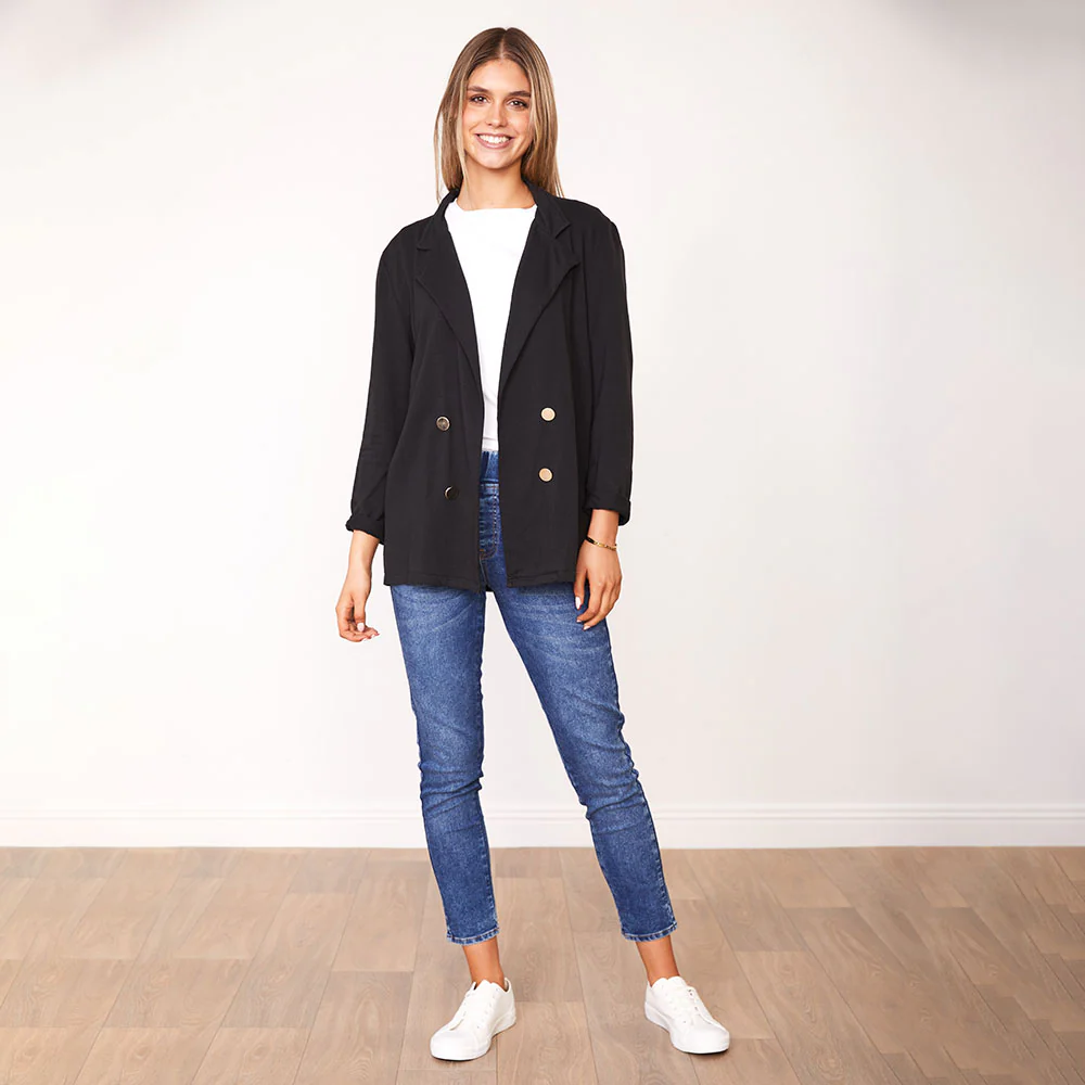 Elliott Blazer (Camel & Black) - Image 7