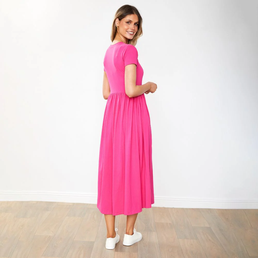 Elsa Dress (Fuschia) - Image 11