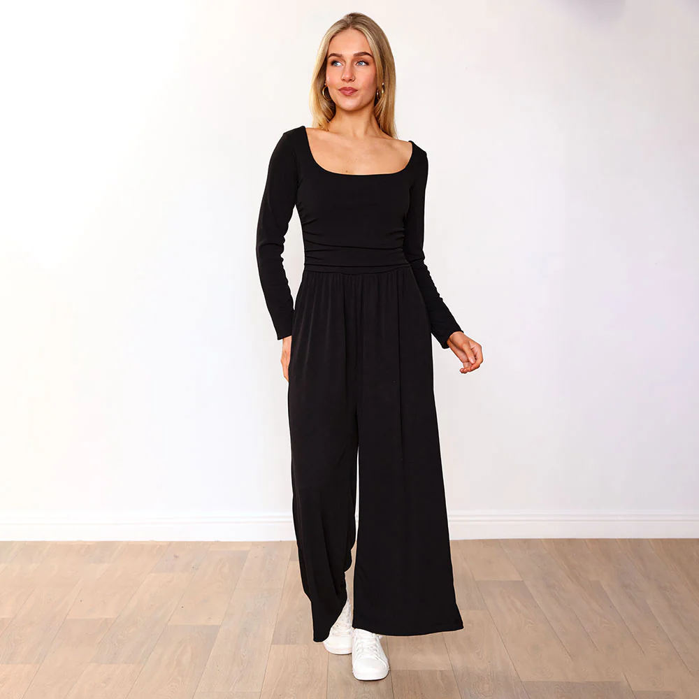 Elton Jumpsuit (Black) - Image 3