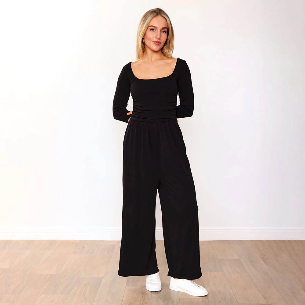 Elton Jumpsuit (Black) - Image 4