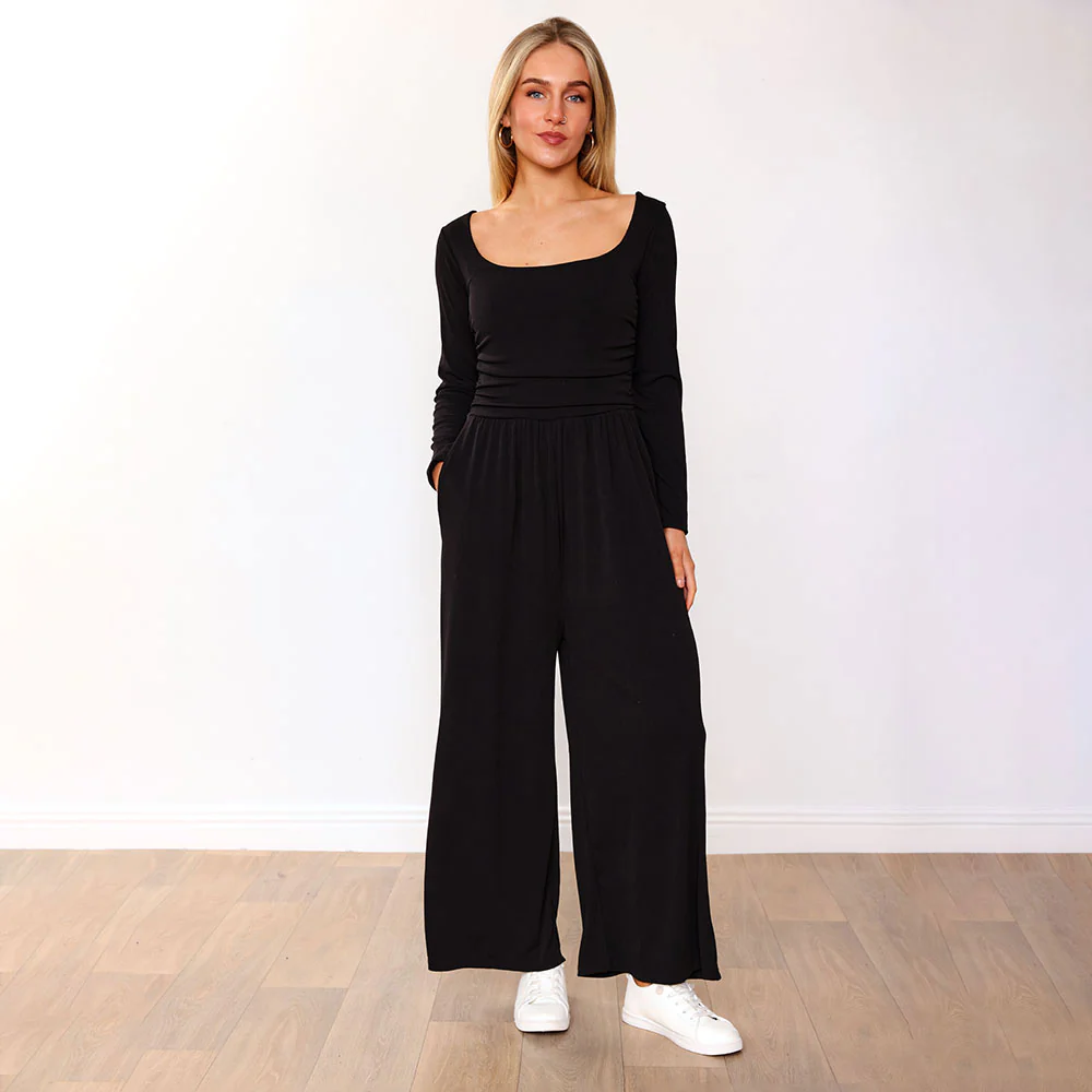 Elton Jumpsuit (Black) - Image 5