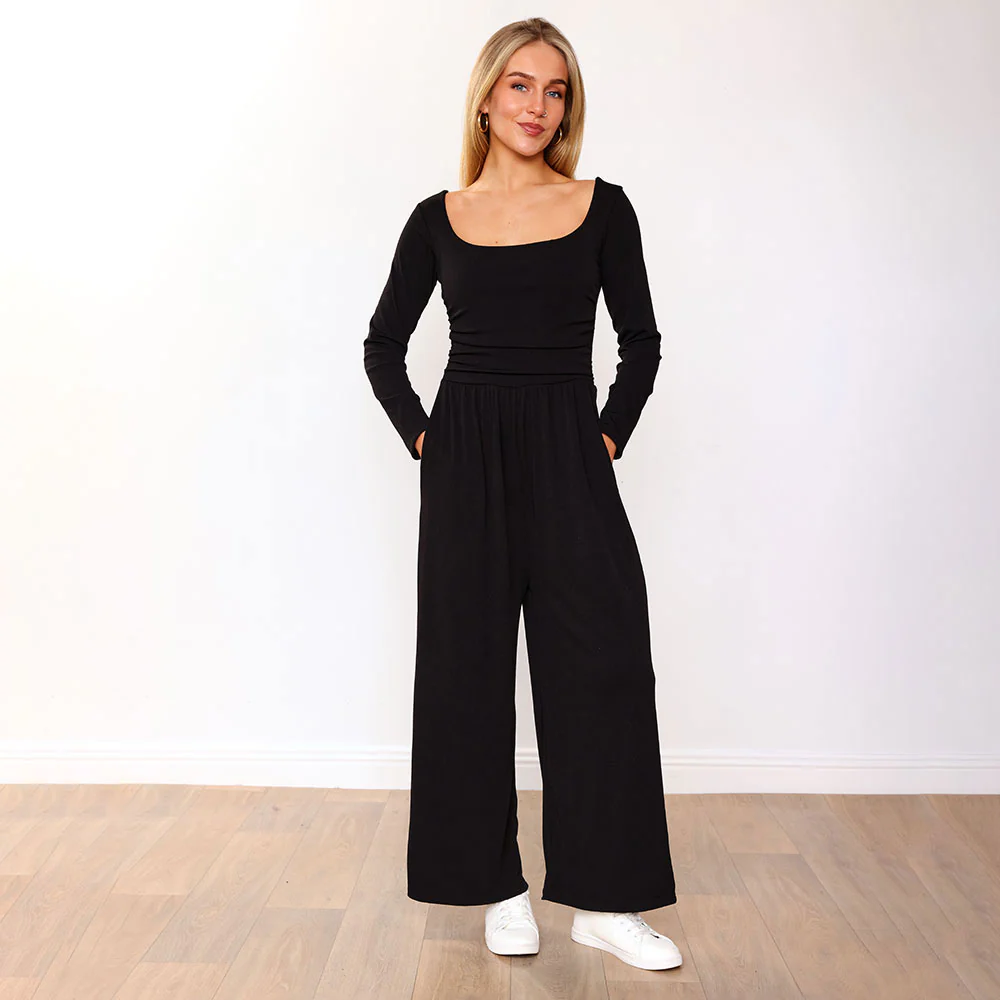 Elton Jumpsuit (Black) - Image 6