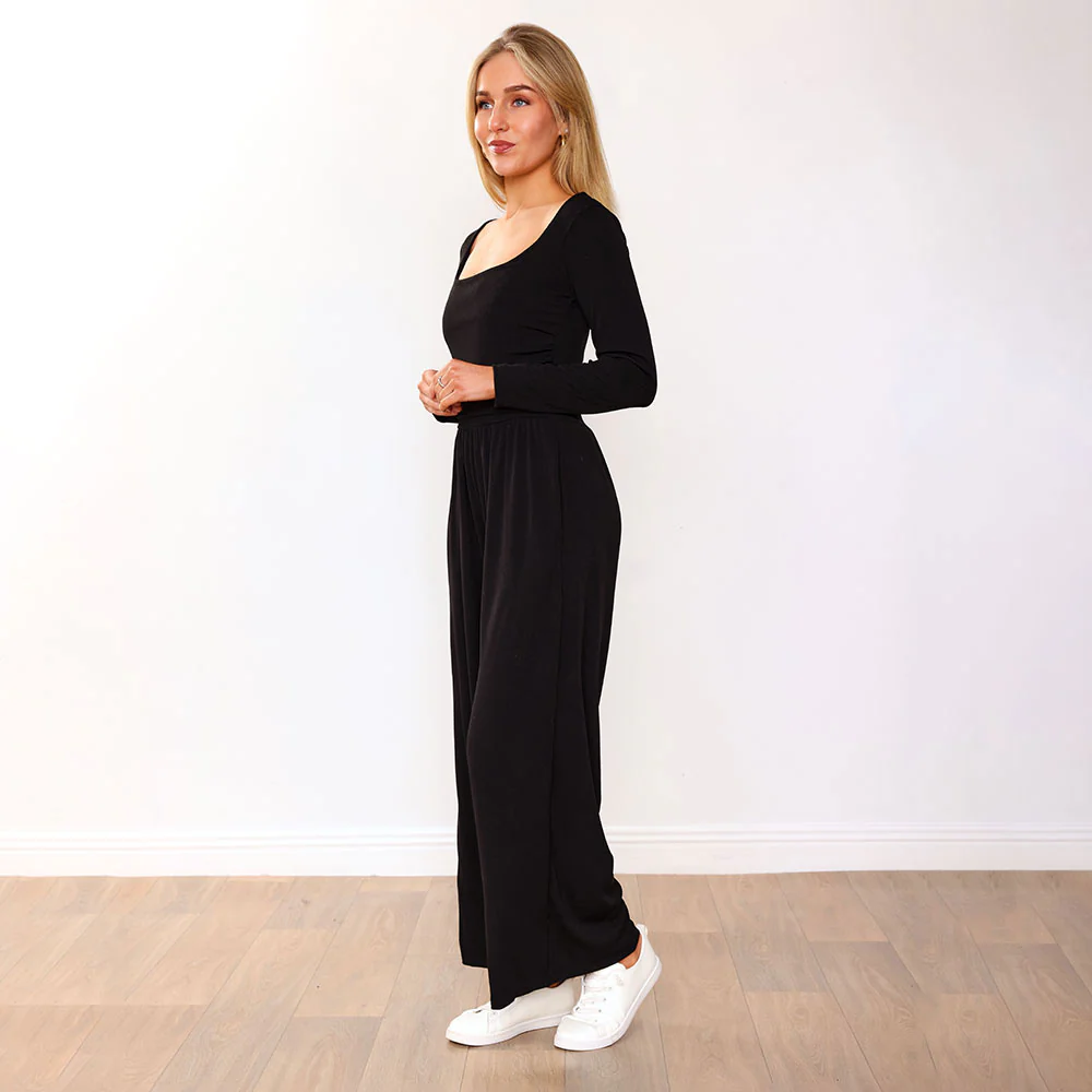 Elton Jumpsuit (Black) - Image 8
