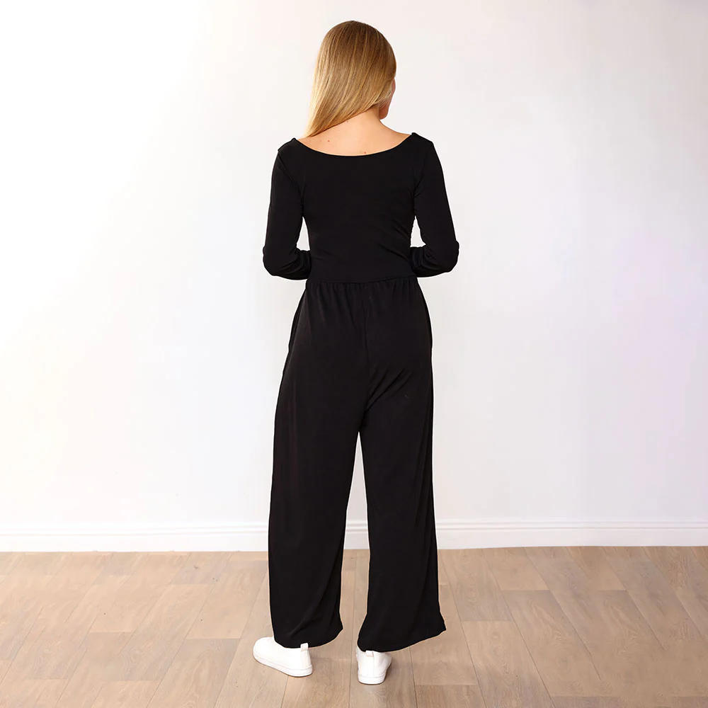 Elton Jumpsuit (Black) - Image 9