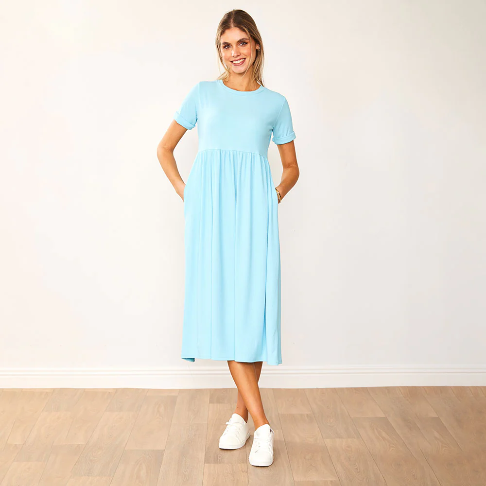 Ely Dress (Blue) - Image 3