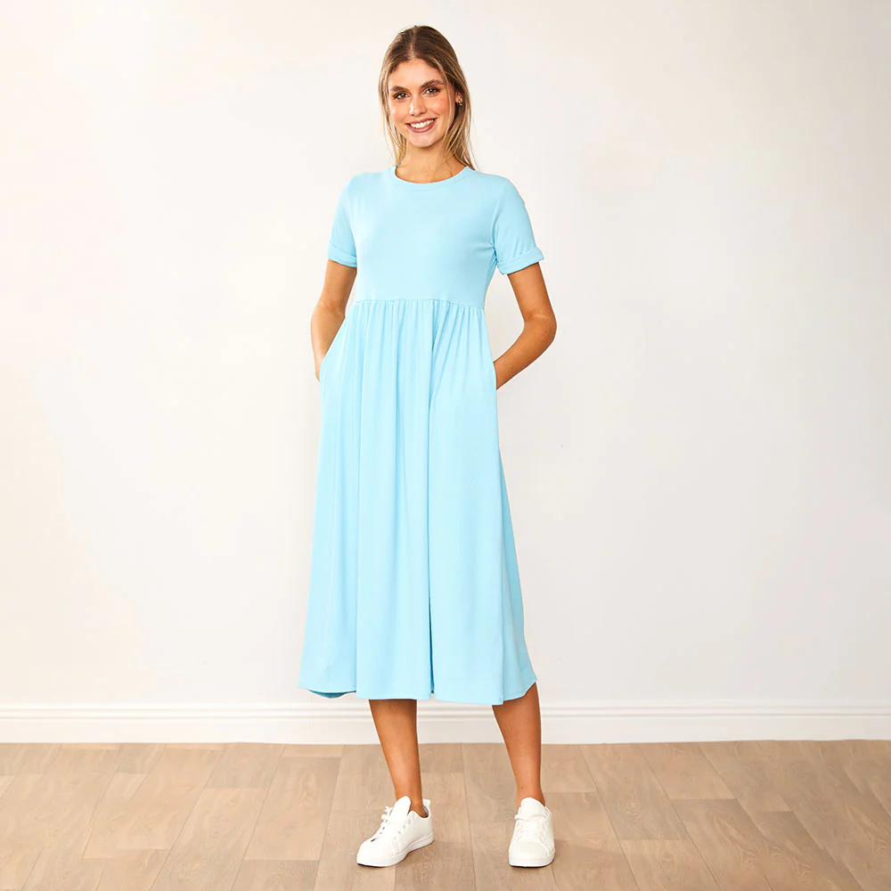 Ely Dress (Blue) - Image 4