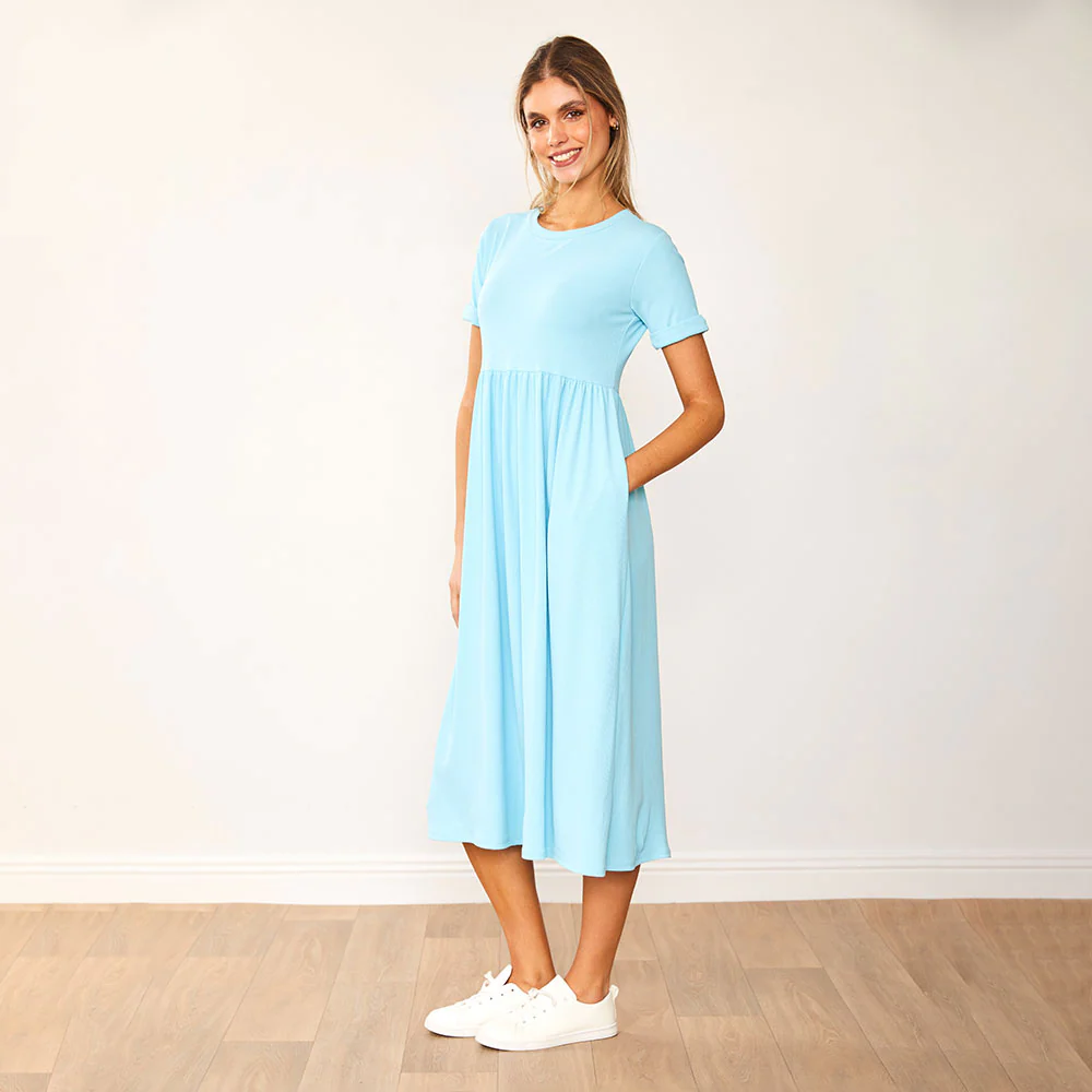 Ely Dress (Blue) - Image 6