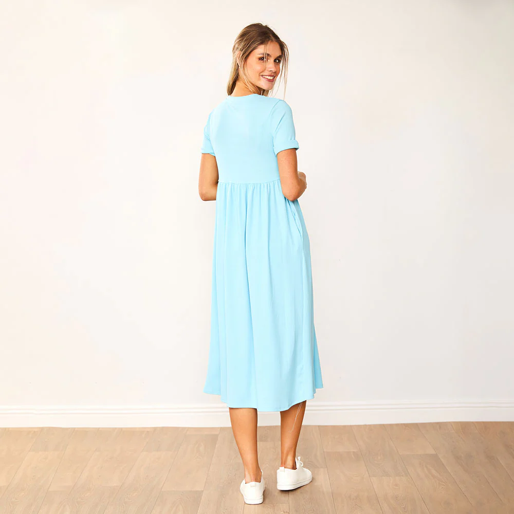 Ely Dress (Blue) - Image 7