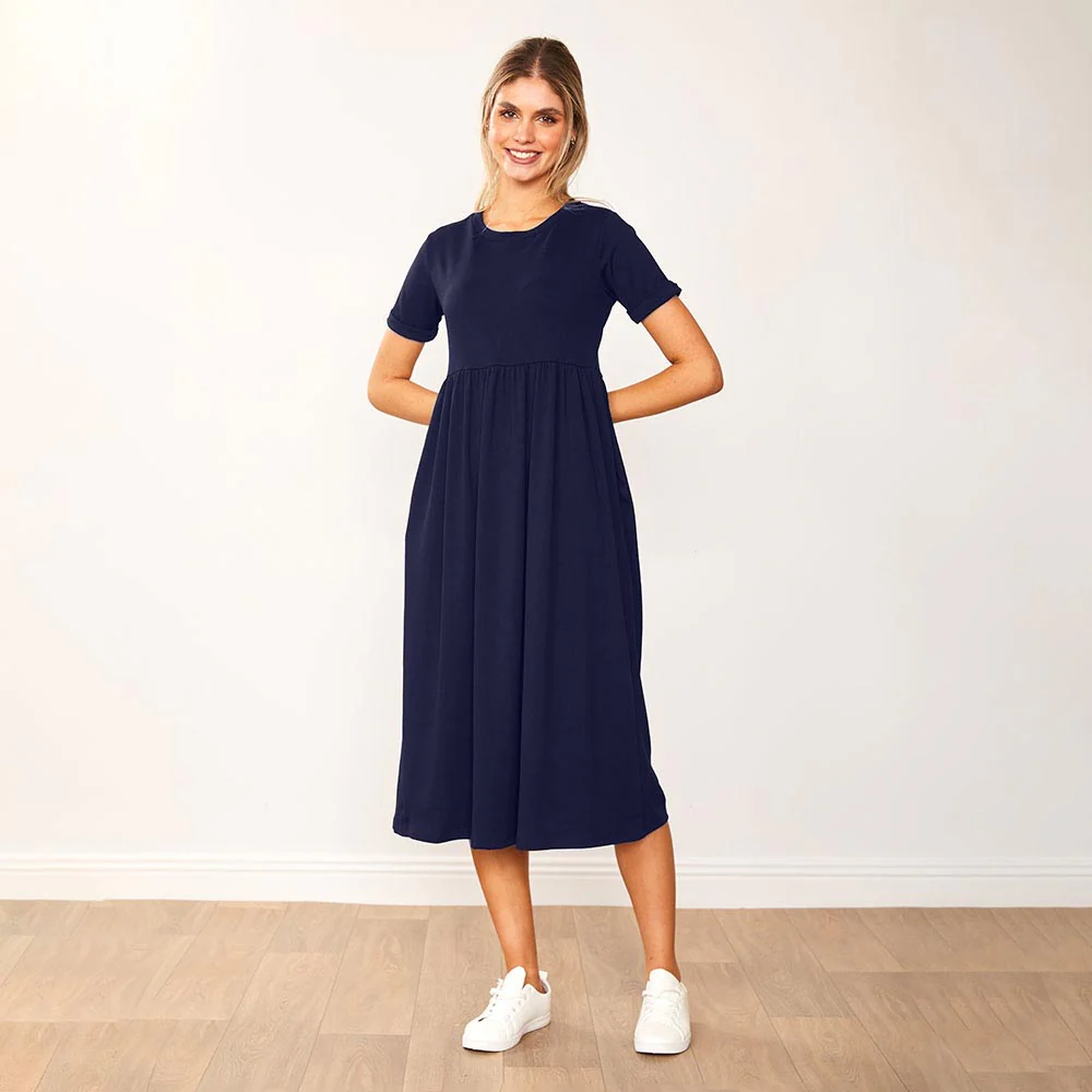 Ely Dress (Navy) - Image 3