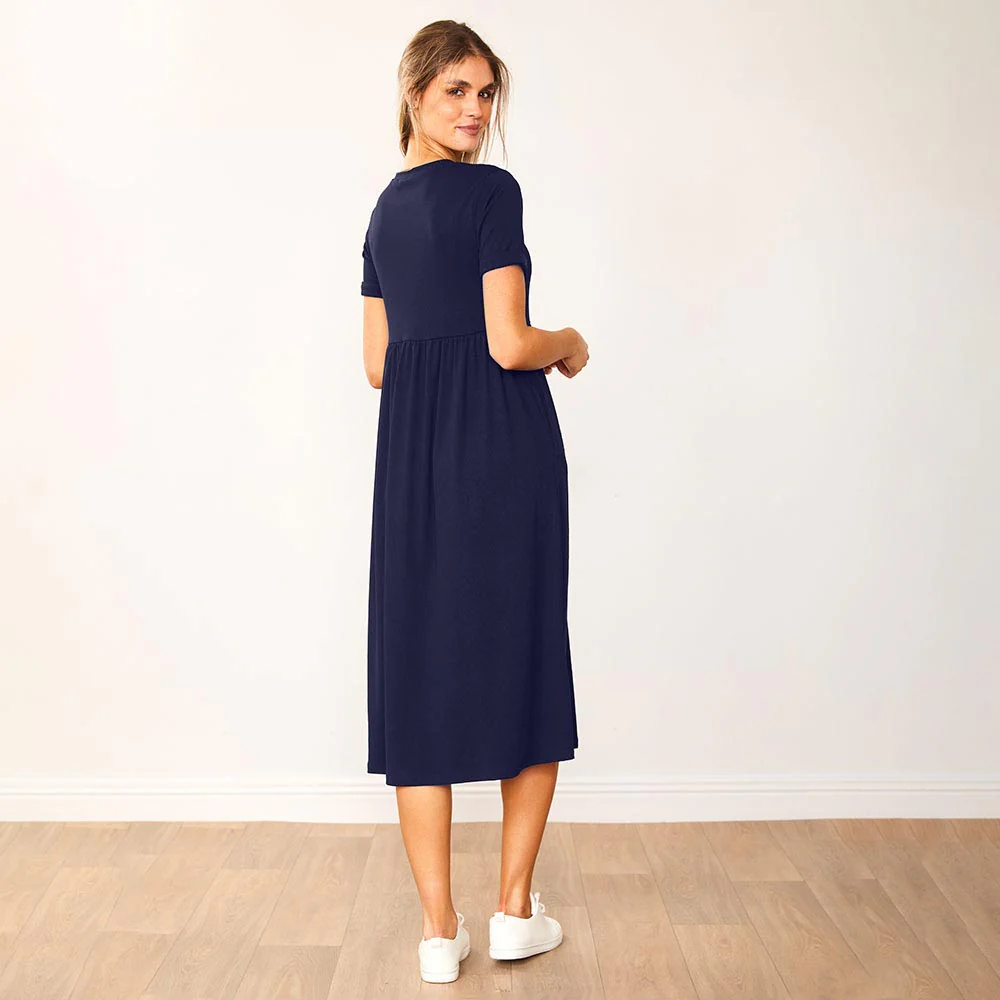 Ely Dress (Navy) - Image 7