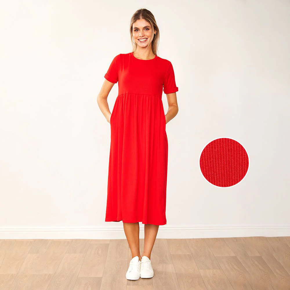 Ely Dress (Red)