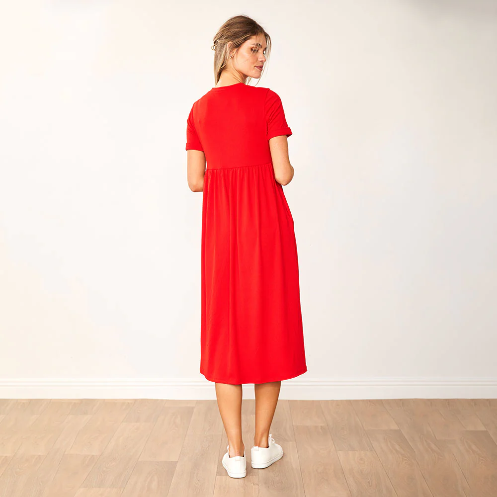 Ely Dress (Red) - Image 9