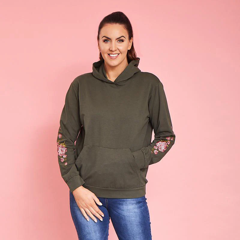 Zoey Hoody (Khaki) - Image 3