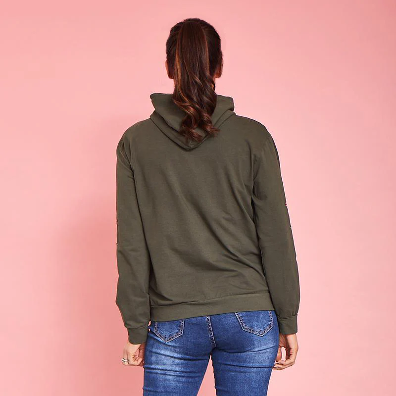 Zoey Hoody (Khaki) - Image 6