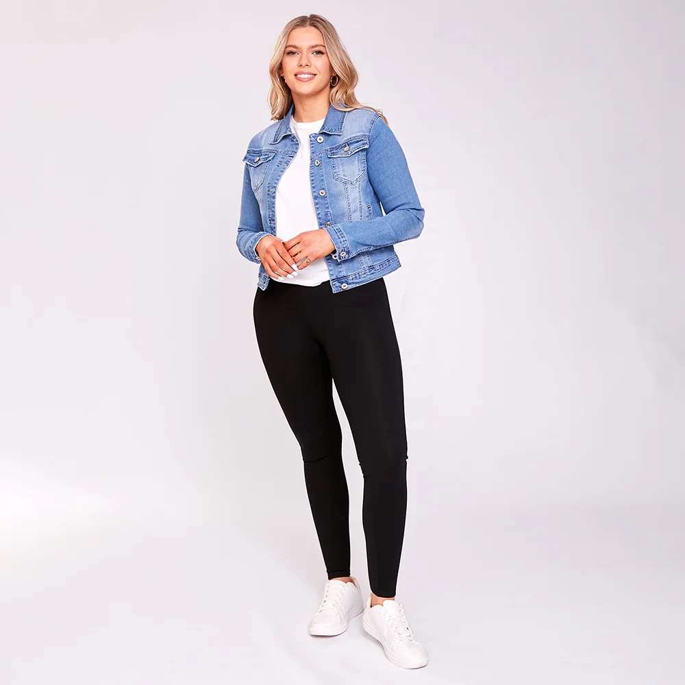 Emery Stretch Jacket (Denim) - Image 3