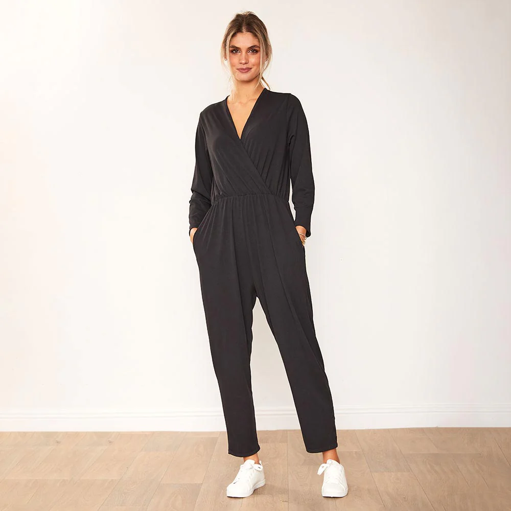 Emery Jumpsuit (Black) - Image 2