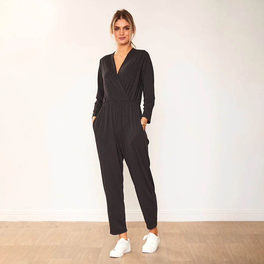 Emery Jumpsuit (Black) - Image 3