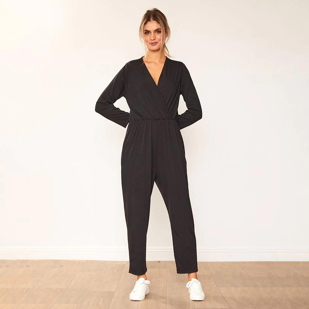 Emery Jumpsuit (Black) - Image 4