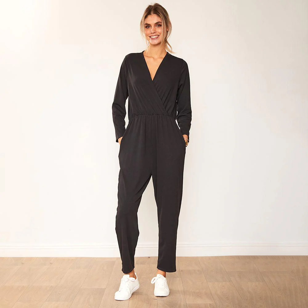 Emery Jumpsuit (Black) - Image 5