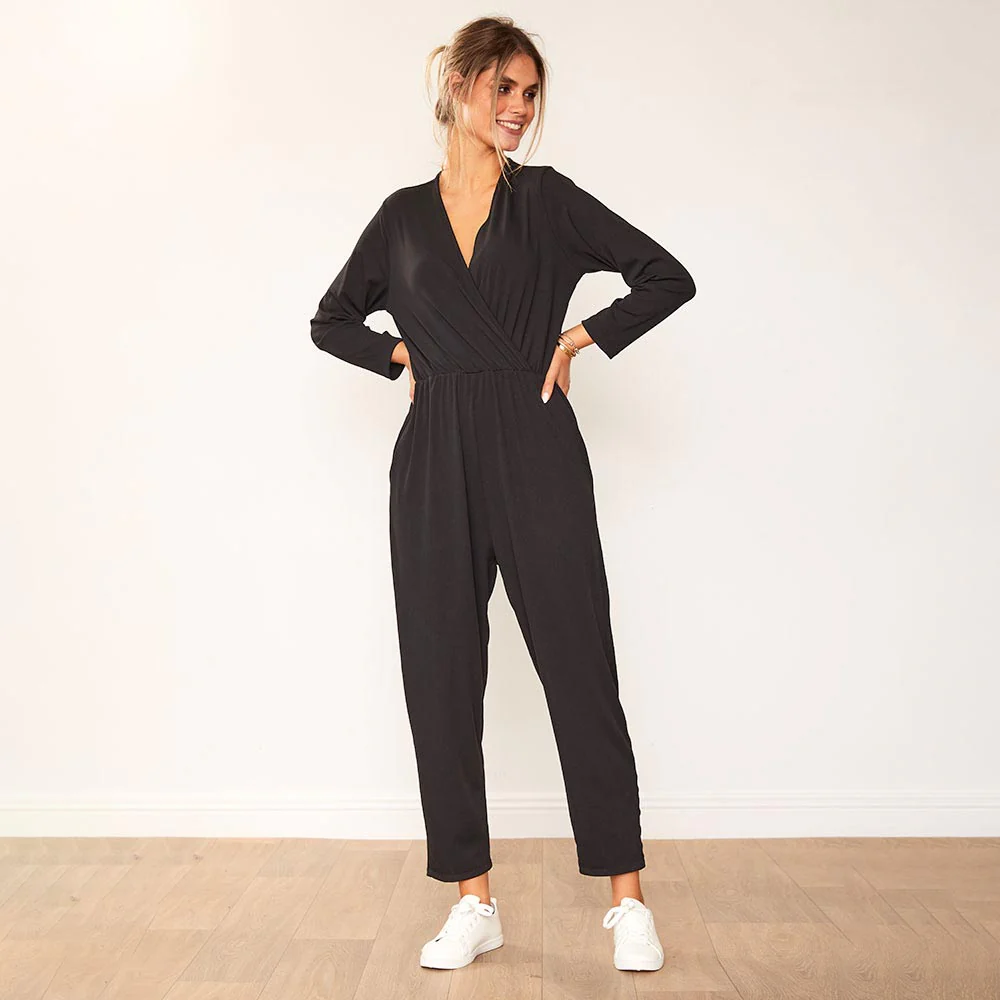 Emery Jumpsuit (Black) - Image 6