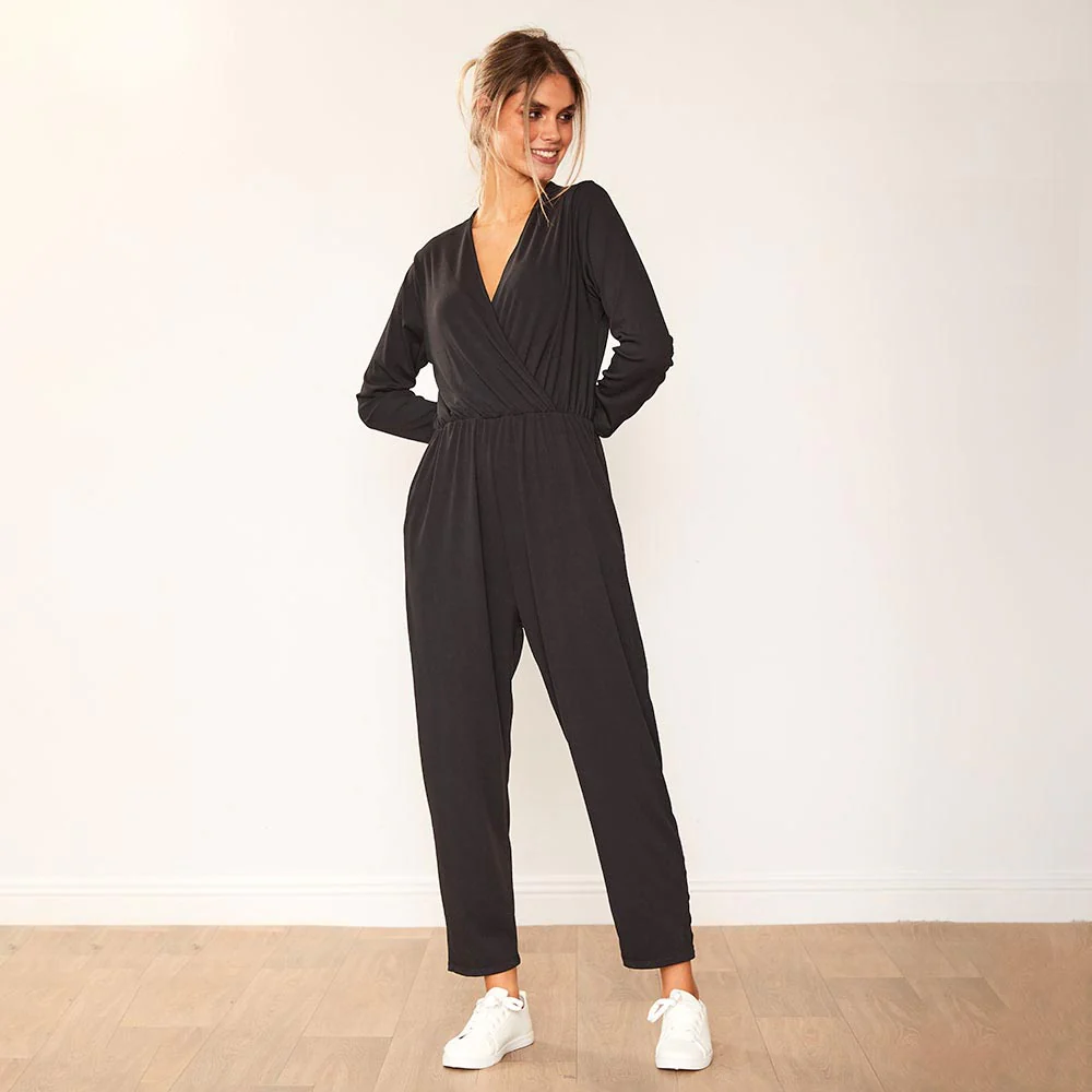 Emery Jumpsuit (Black) - Image 8