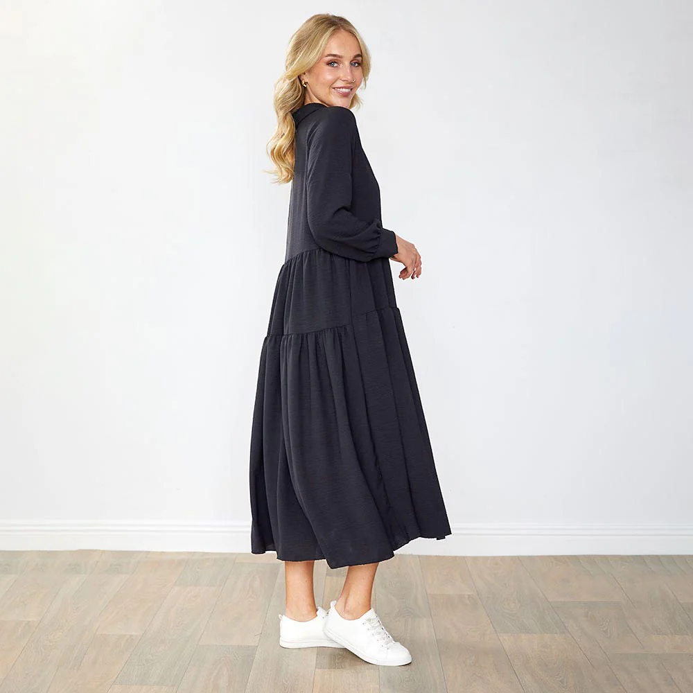 Emily Dress (Black) - Image 3