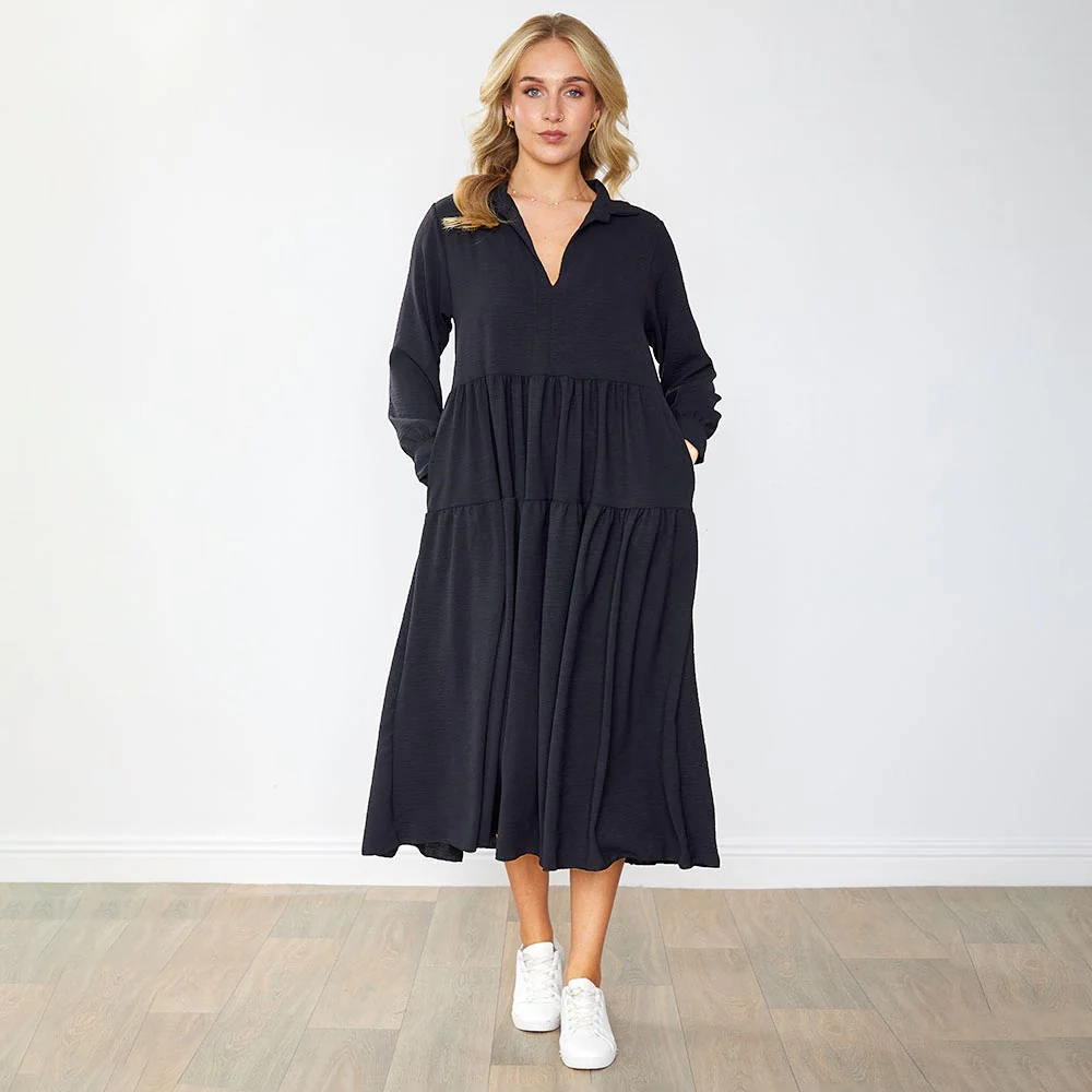 Emily Dress (Black) - Image 5
