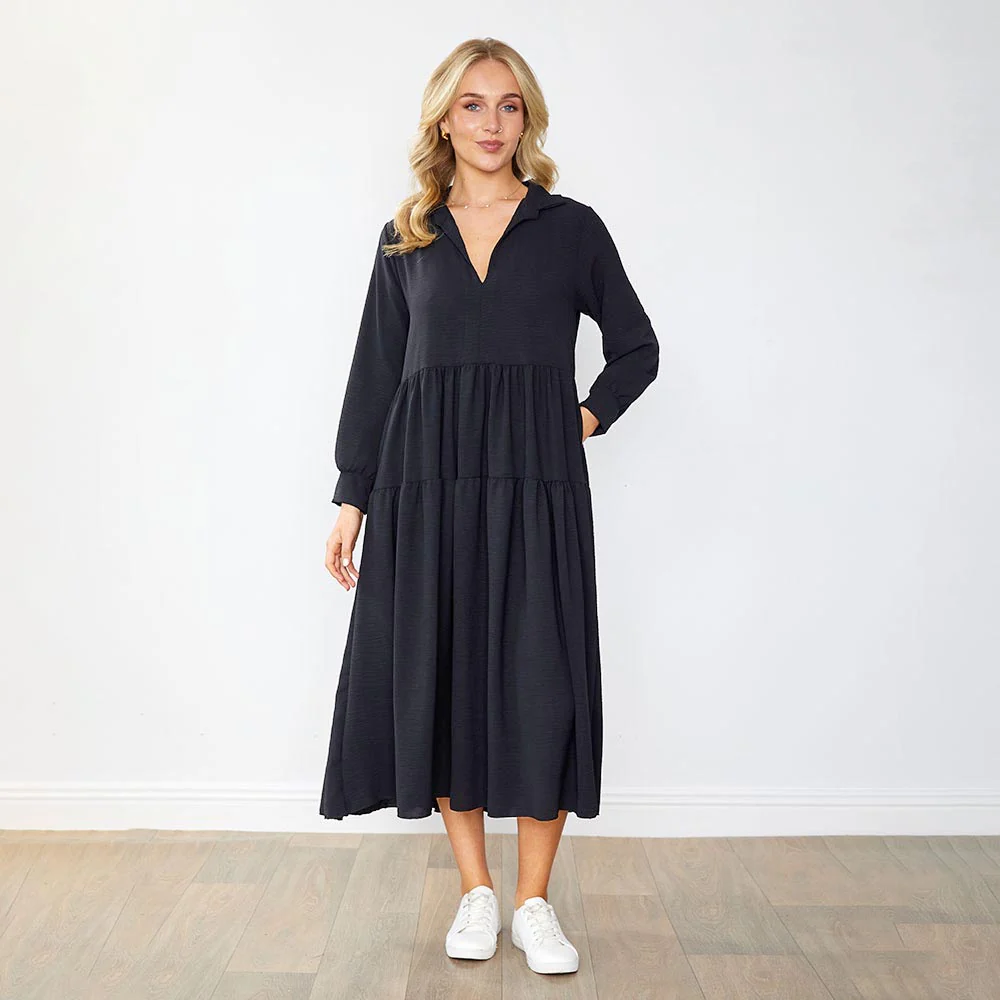 Emily Dress (Black) - Image 6