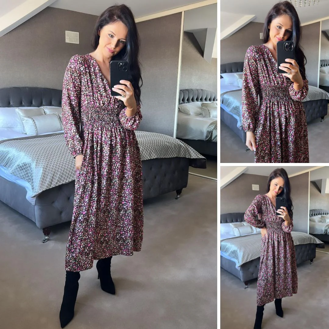 Emily Dress (Floral Pink) - Image 2