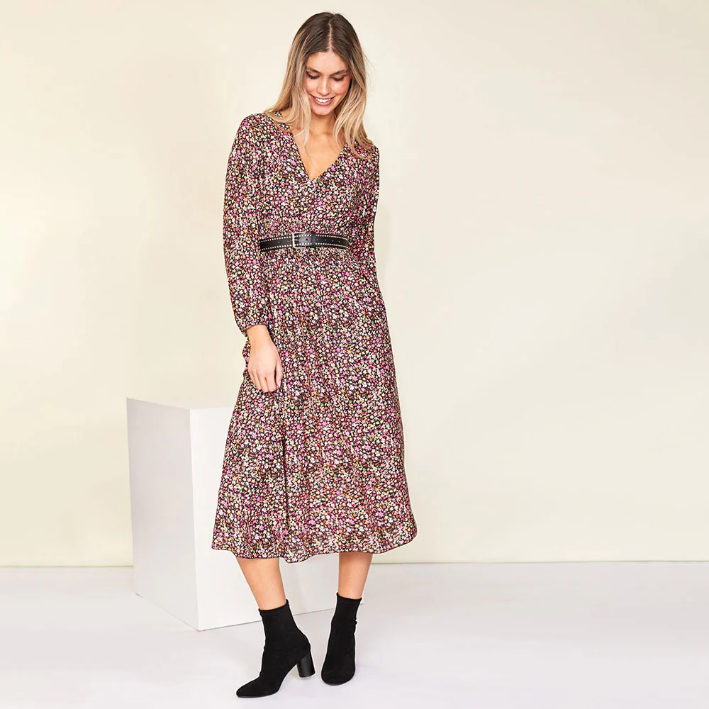 Emily Dress (Floral Pink) - Image 5