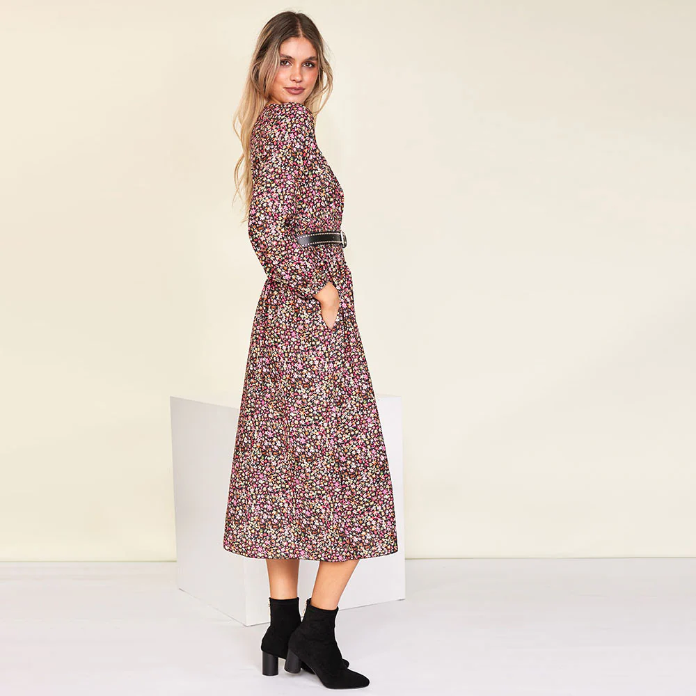 Emily Dress (Floral Pink) - Image 8