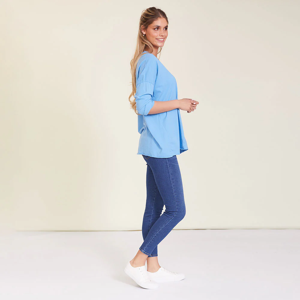 Emma Top (Blue) - Image 6