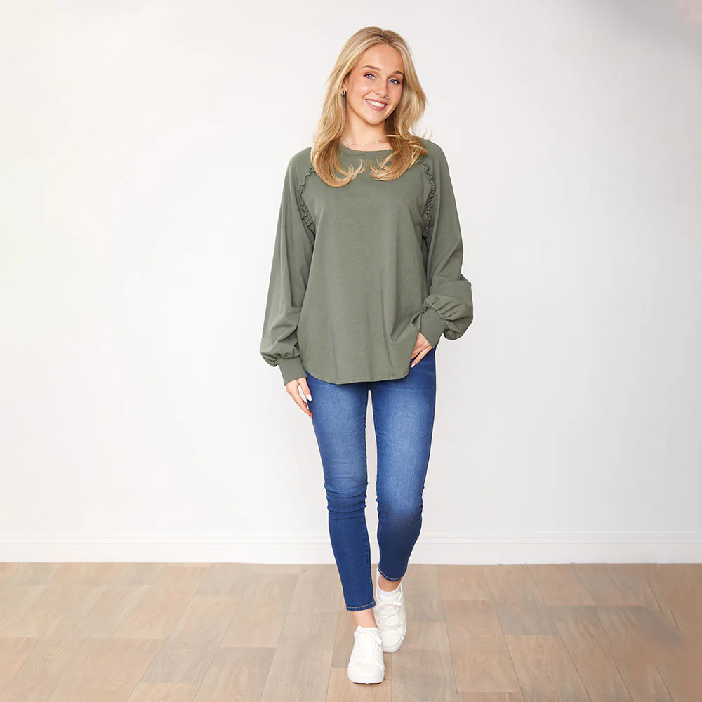 Enya Top (Khaki) - Image 2