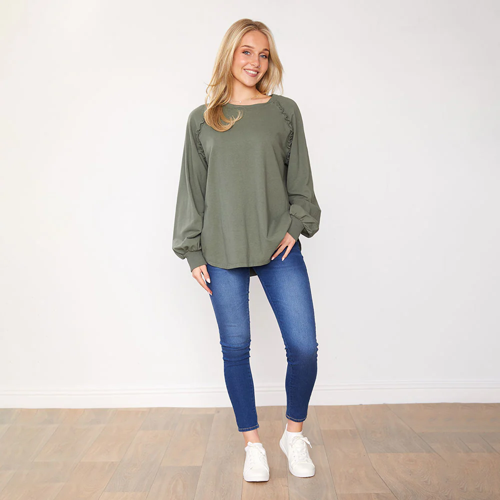Enya Top (Khaki) - Image 4