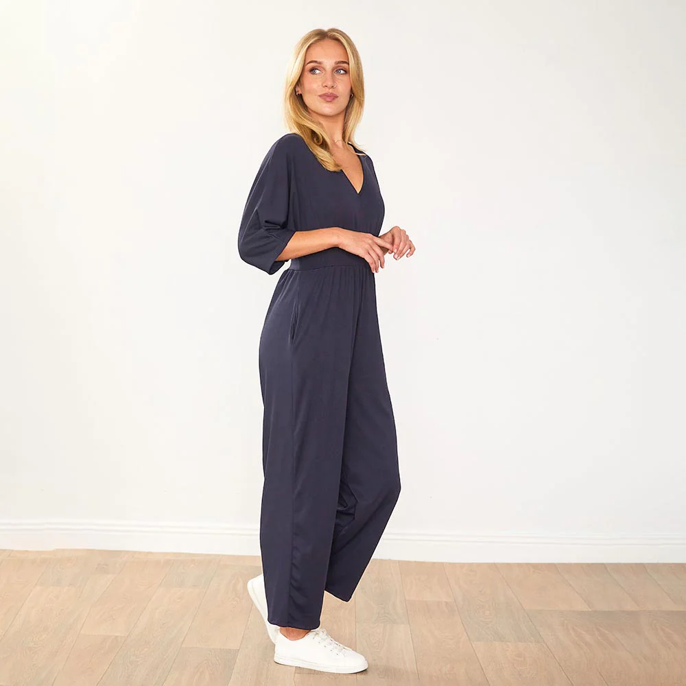 Ester Jumpsuit (Navy) - Image 13