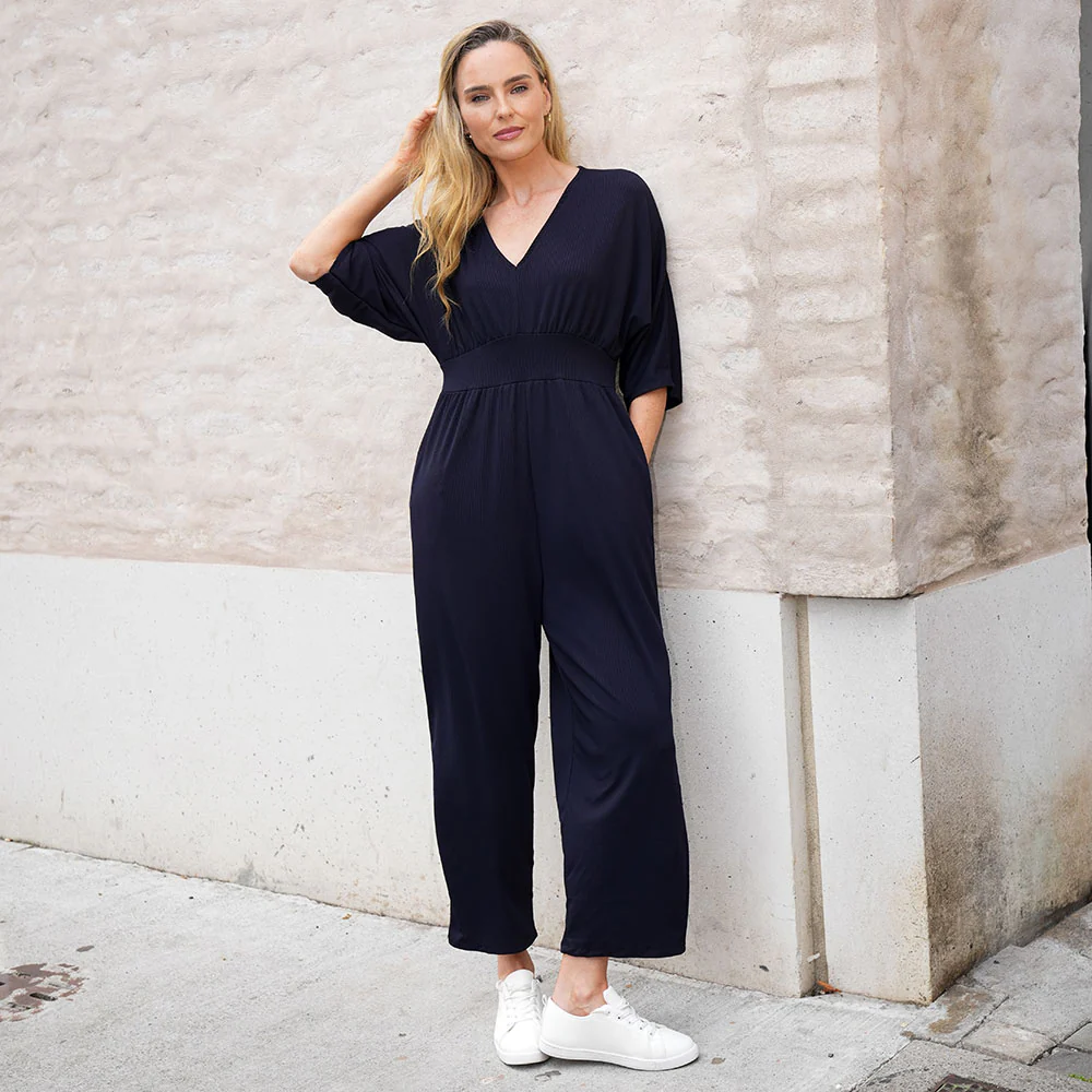 Ester Jumpsuit (Navy) - Image 3