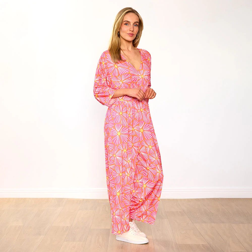 Ester Jumpsuit (Pink Bloom) - Image 6
