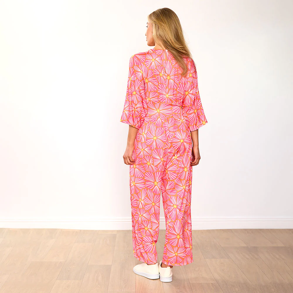 Ester Jumpsuit (Pink Bloom) - Image 8