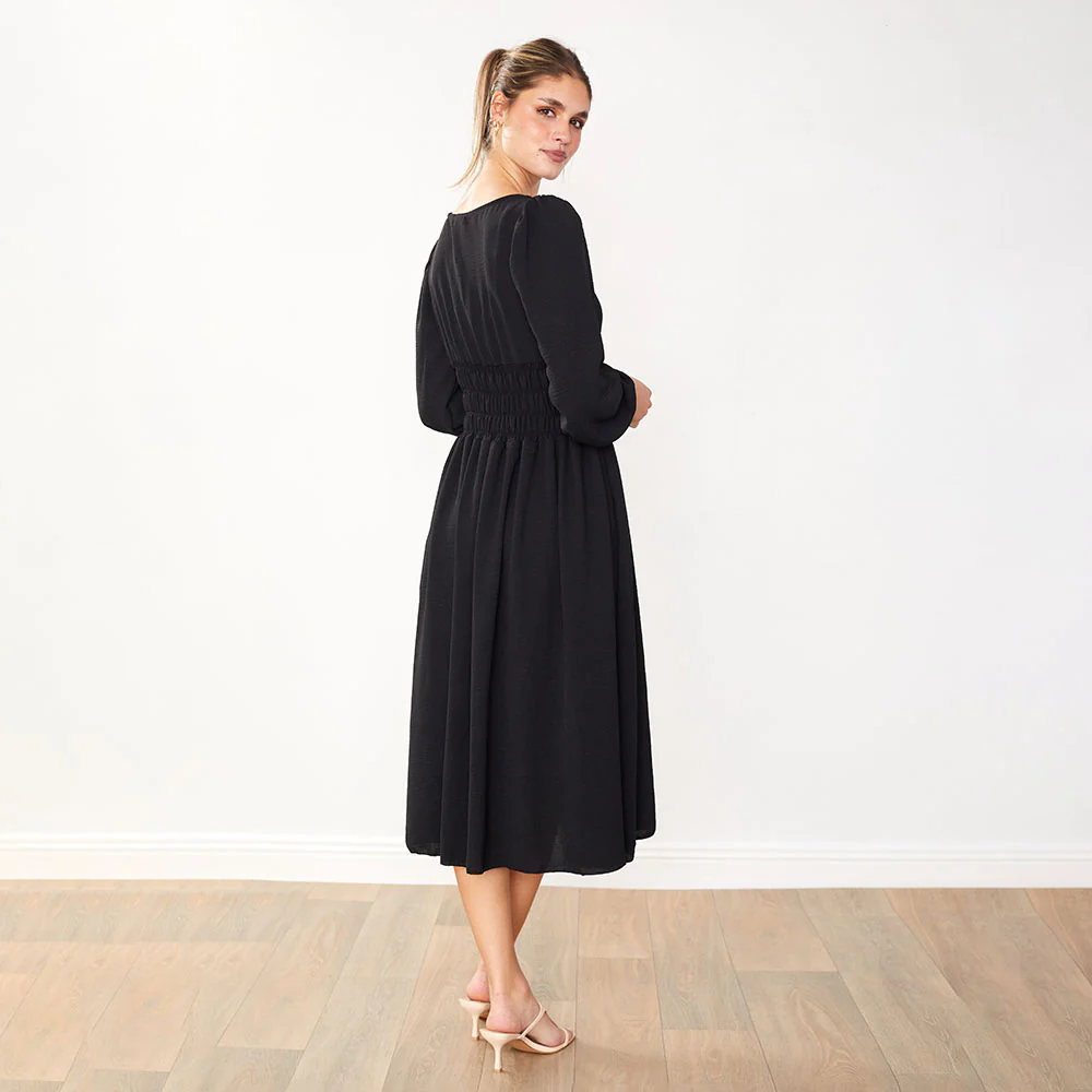 Evelyn Dress (Black) - Image 12