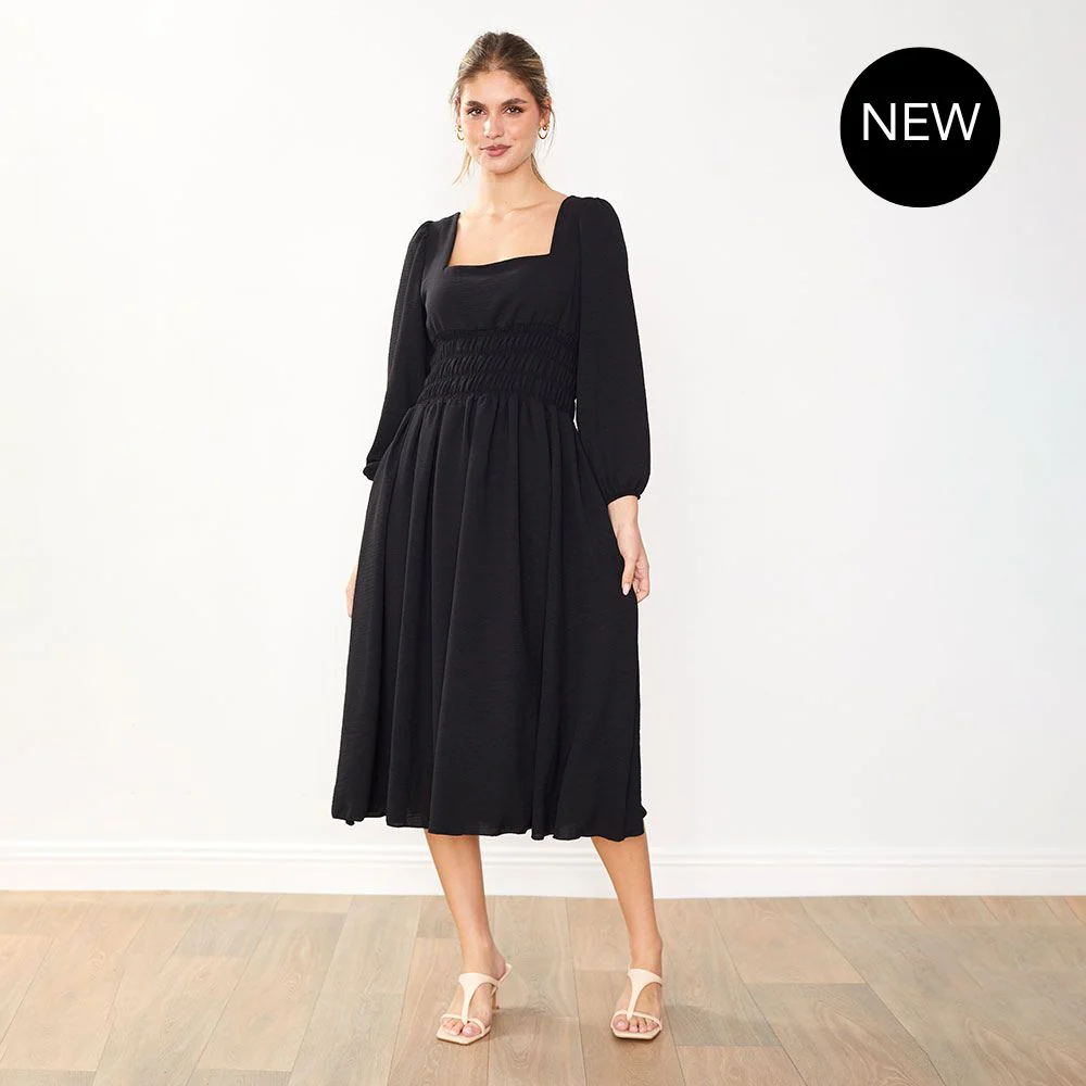 Evelyn Dress (Black) - Image 13