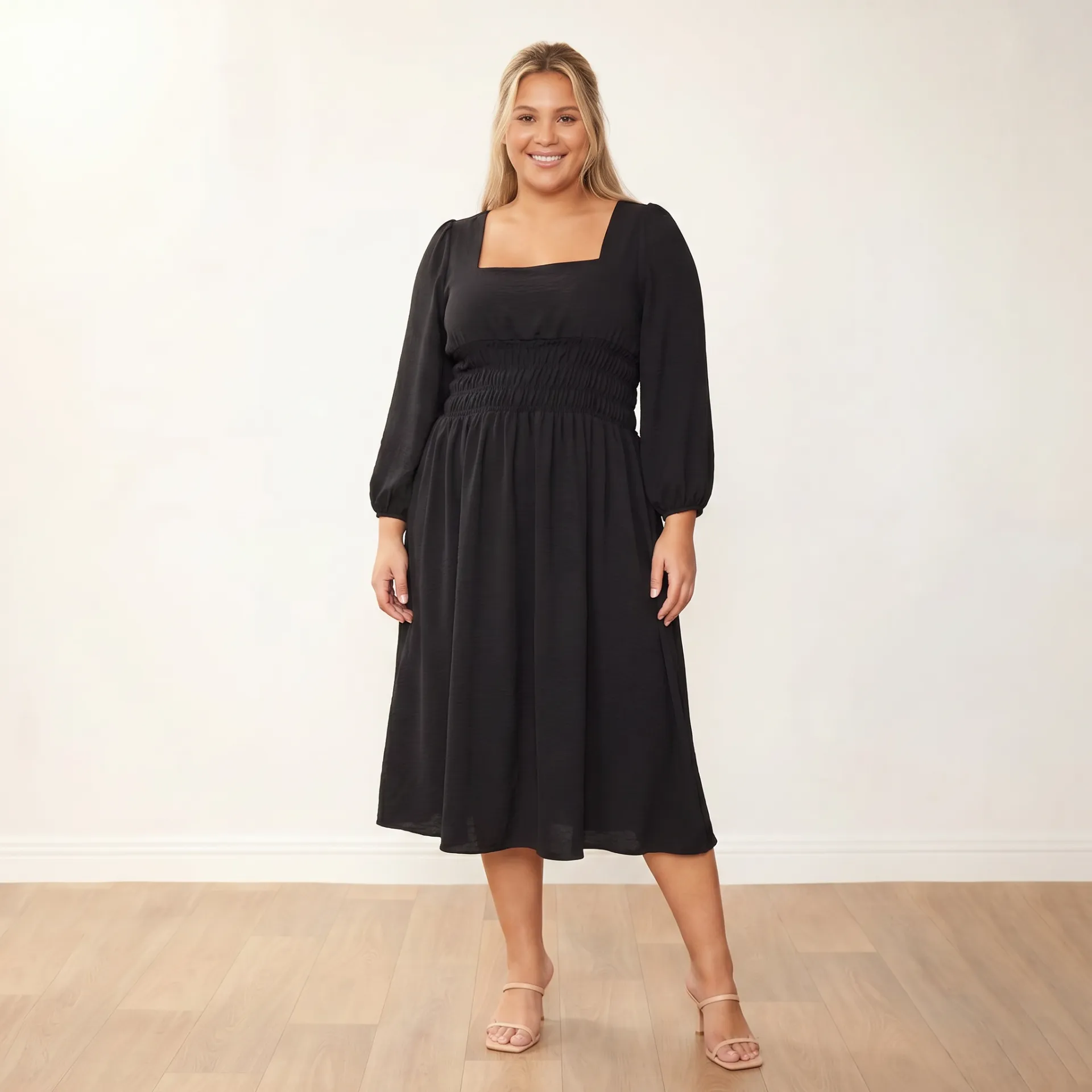 Evelyn Dress (Black) - Image 4