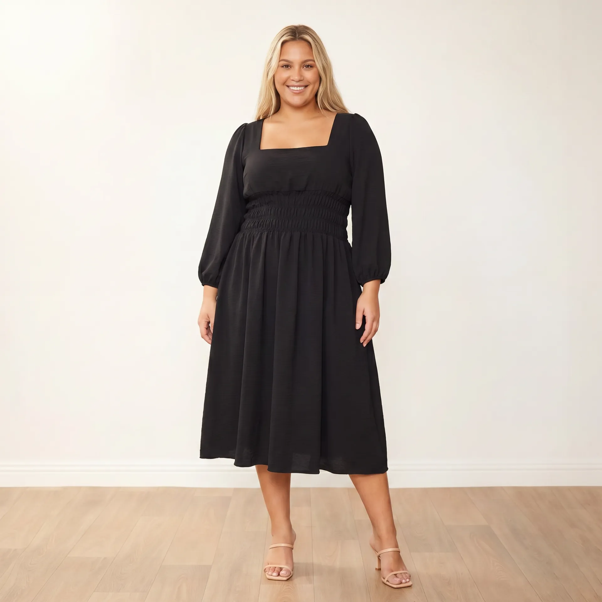 Evelyn Dress (Black) - Image 5